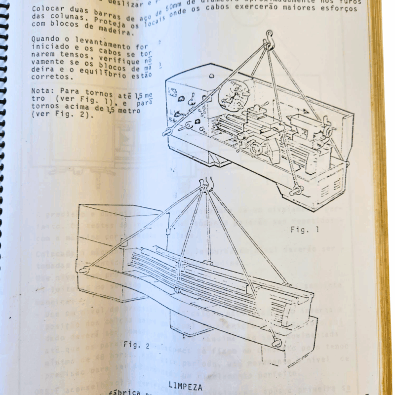 Manual de Instruções Torno Nardini IN 250/T, IN-325A/AT, IN-400B/BT - Image 5