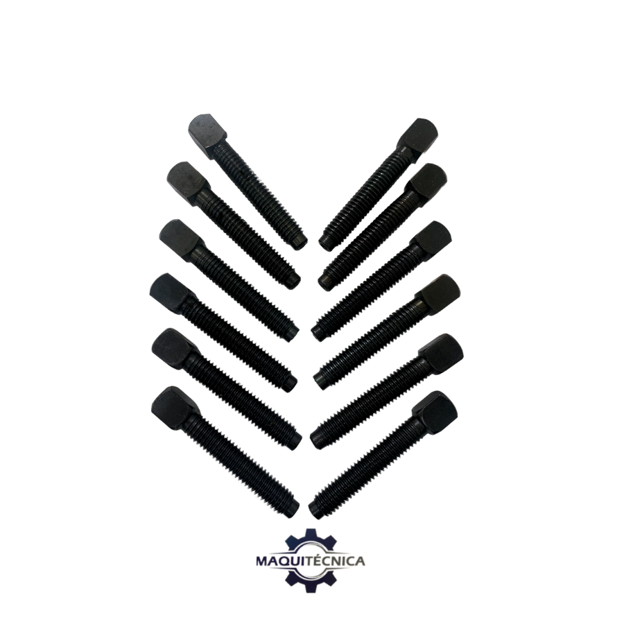 12 Parafusos Para Castelo/Torre 7/16 X 78mm Romi/Nardini
