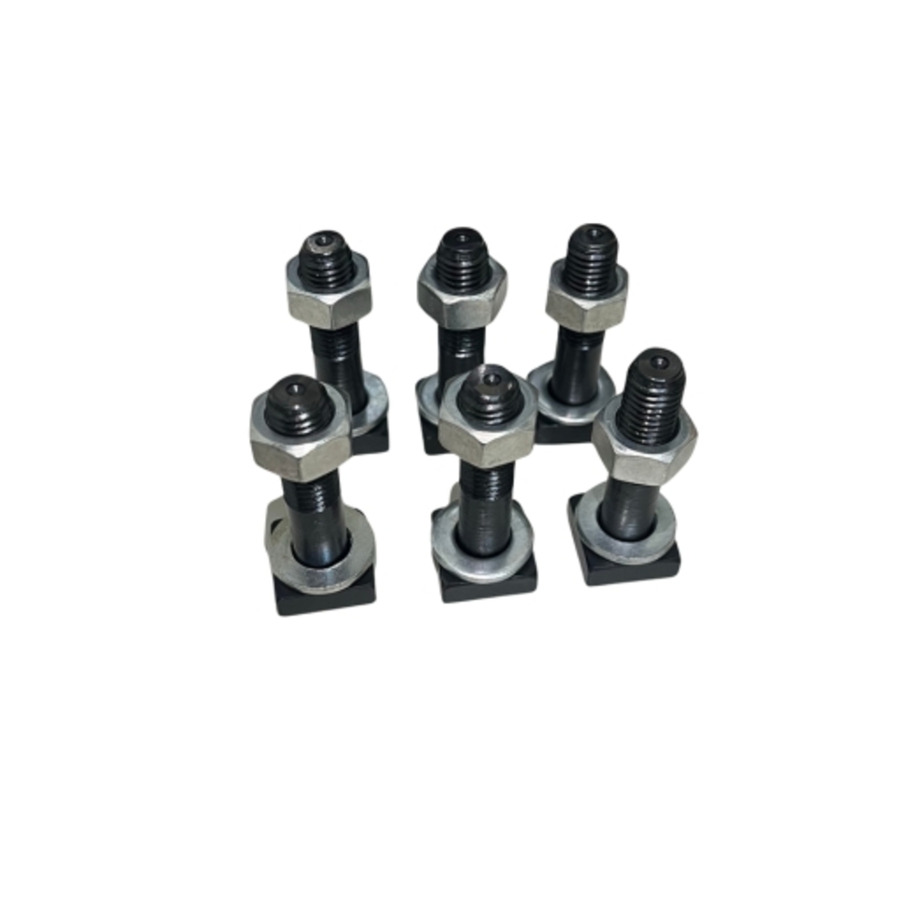 6 Parafusos Trava Base Giratória Torno Romi/Nardini M12 21x21 - Image 2