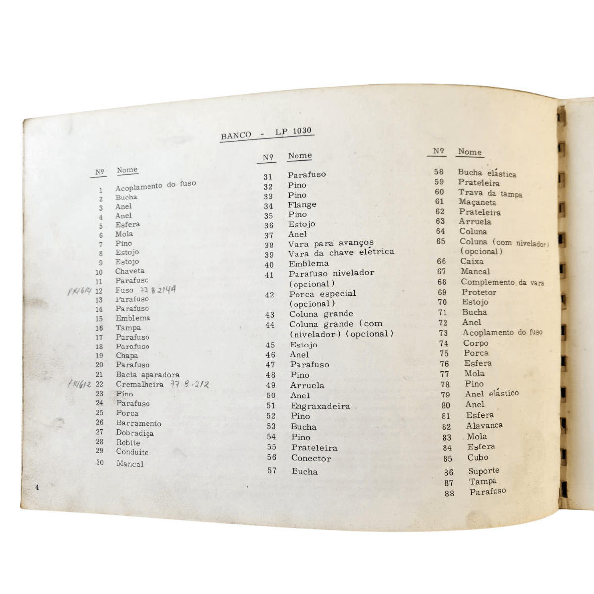 Catálogo de Peças do Torno Romi PRN-320-V - Image 3