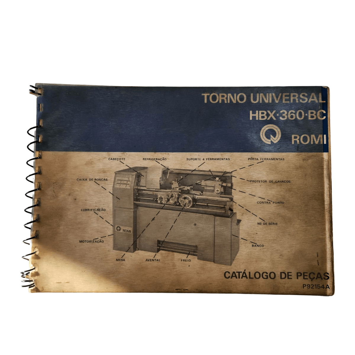 Catálogo de Peças do Torno Romi HBX-360-BC - Image 3