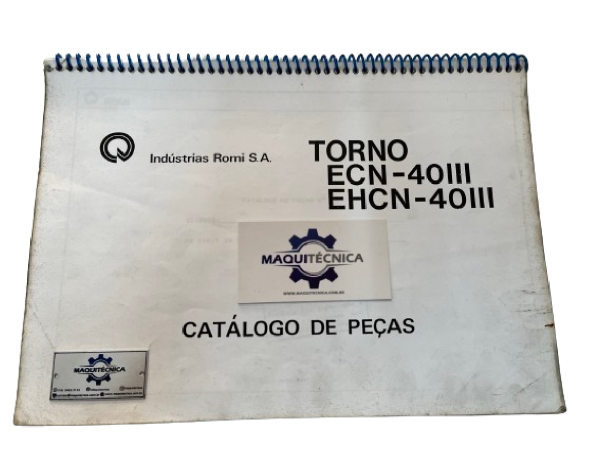Catálago De Peças Do Torno Romi ECN-40 III/EHCN-40 III - Image 2
