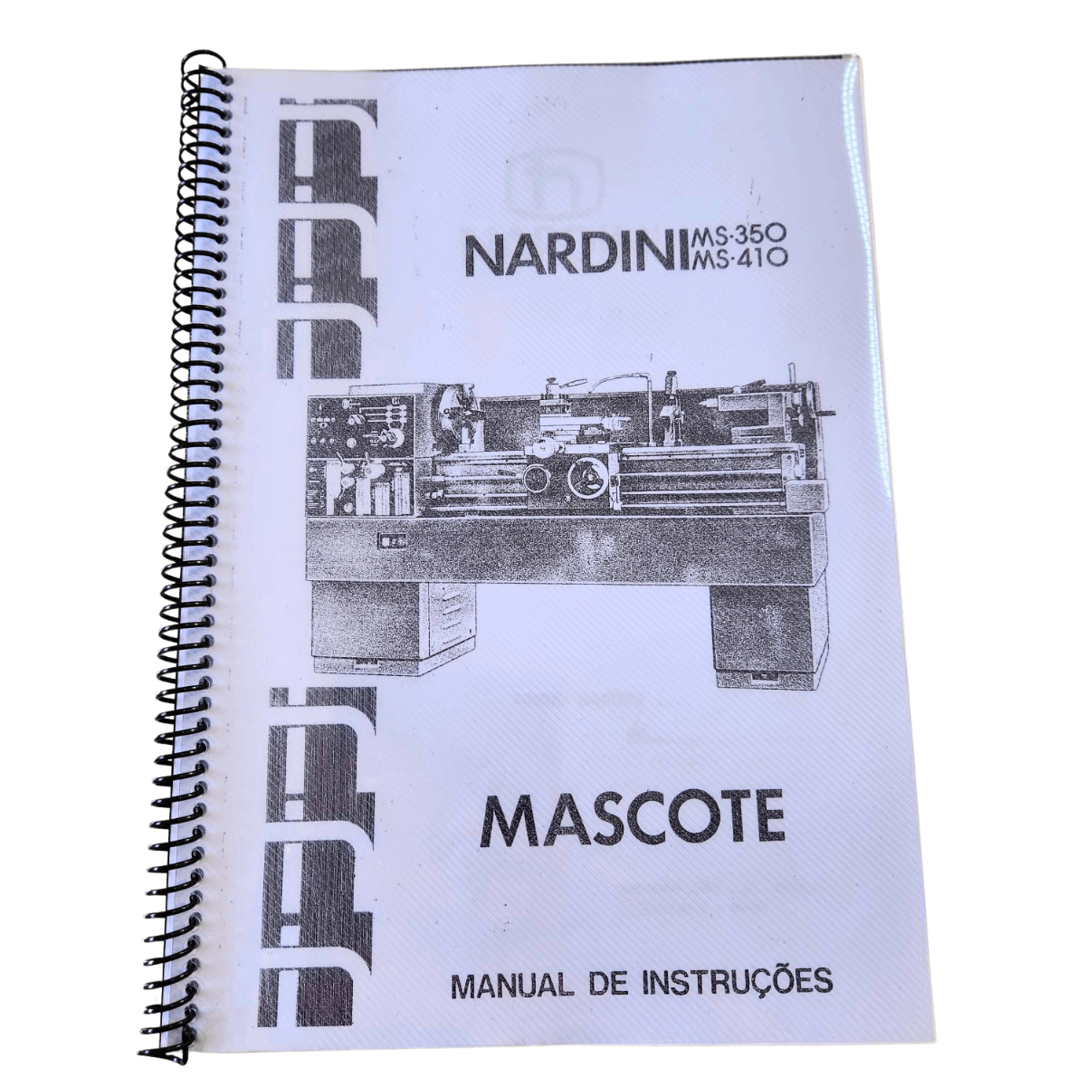 Manual Instruções/Peças Torno Nardini Mascote MS-350, MS-410 - Image 2