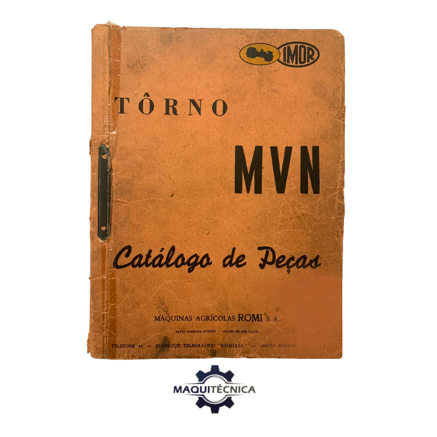 Catálogo de Peças do Torno Romi MVN